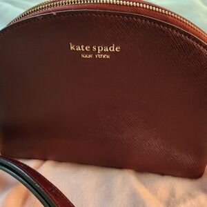 kate spade Morgan Dome Crossbody Burgundy Leather Bag